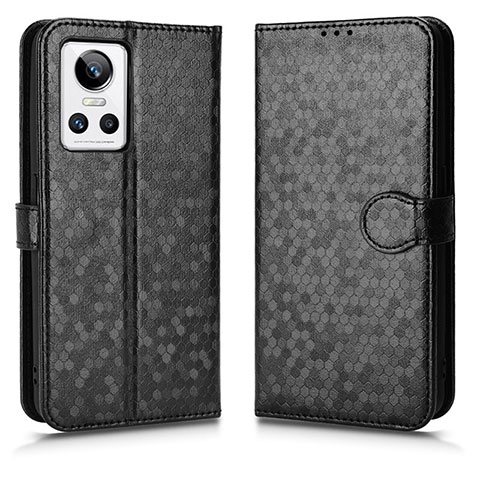 Coque Portefeuille Livre Cuir Etui Clapet C01X pour Realme GT Neo3 5G Noir