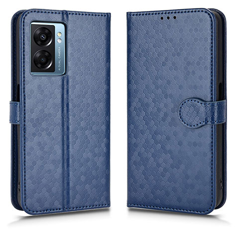 Coque Portefeuille Livre Cuir Etui Clapet C01X pour Realme Narzo 50 5G Bleu