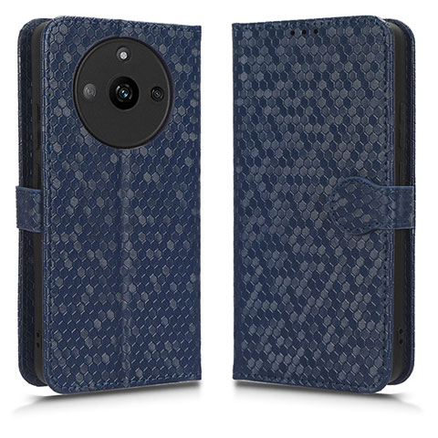 Coque Portefeuille Livre Cuir Etui Clapet C01X pour Realme Narzo 60 5G Bleu