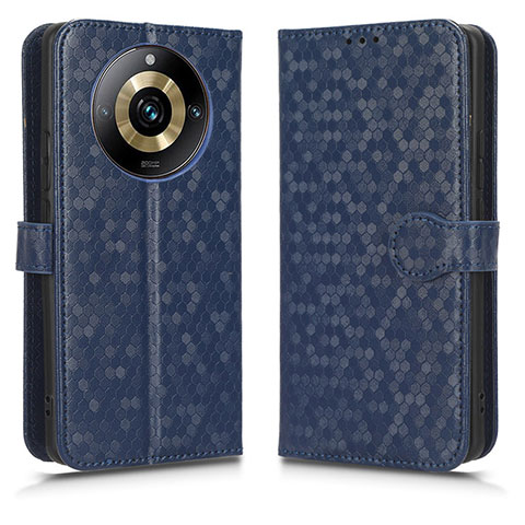 Coque Portefeuille Livre Cuir Etui Clapet C01X pour Realme Narzo 60 Pro 5G Bleu