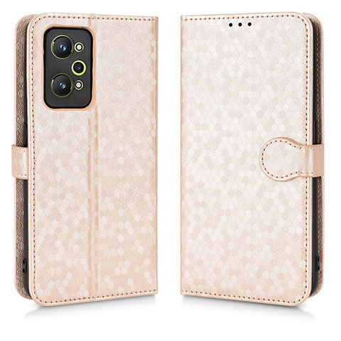 Coque Portefeuille Livre Cuir Etui Clapet C01X pour Realme Q5 Pro 5G Or