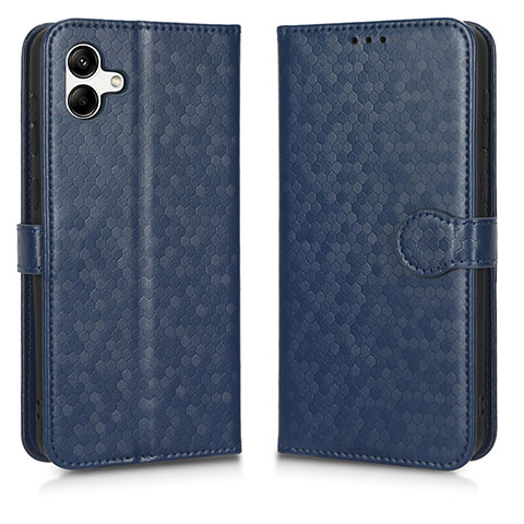 Coque Portefeuille Livre Cuir Etui Clapet C01X pour Samsung Galaxy A04 4G Bleu