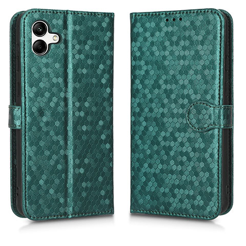 Coque Portefeuille Livre Cuir Etui Clapet C01X pour Samsung Galaxy A04E Vert