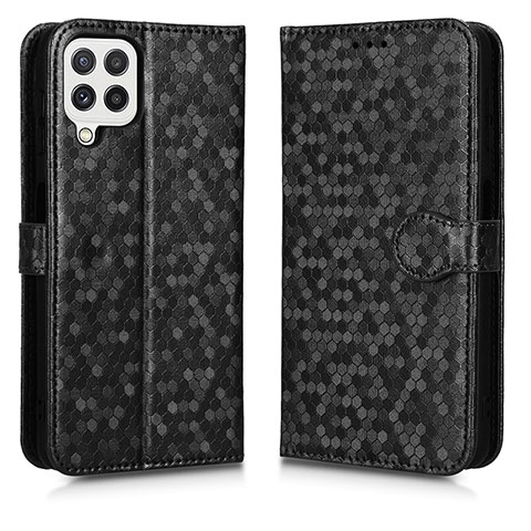 Coque Portefeuille Livre Cuir Etui Clapet C01X pour Samsung Galaxy A12 5G Noir