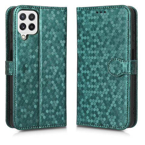 Coque Portefeuille Livre Cuir Etui Clapet C01X pour Samsung Galaxy A12 5G Vert