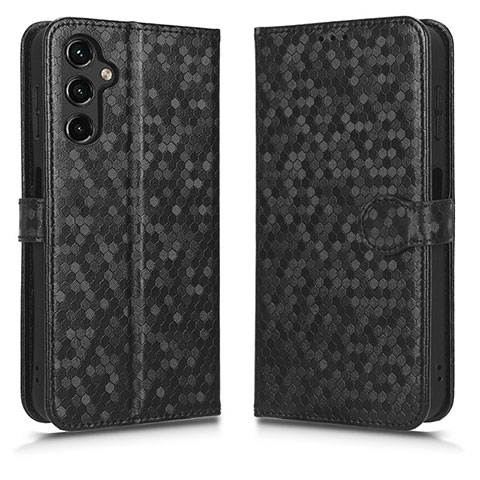 Coque Portefeuille Livre Cuir Etui Clapet C01X pour Samsung Galaxy A14 4G Noir