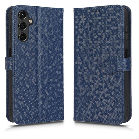 Coque Portefeuille Livre Cuir Etui Clapet C01X pour Samsung Galaxy A14 5G Bleu