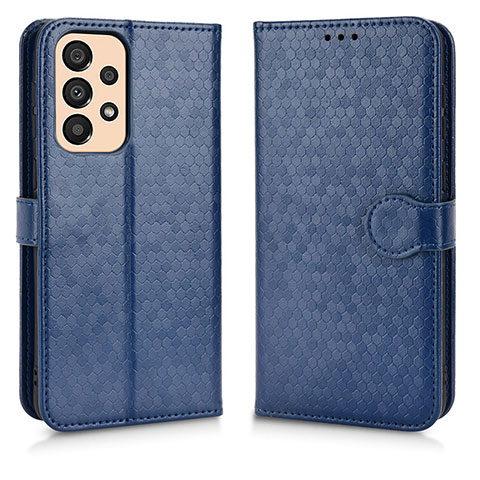 Coque Portefeuille Livre Cuir Etui Clapet C01X pour Samsung Galaxy A33 5G Bleu