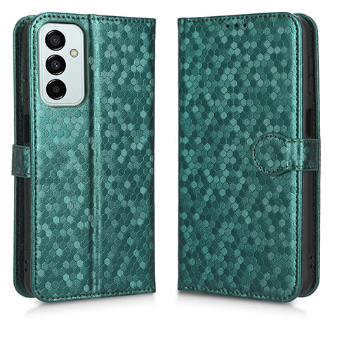 Coque Portefeuille Livre Cuir Etui Clapet C01X pour Samsung Galaxy F23 5G Vert