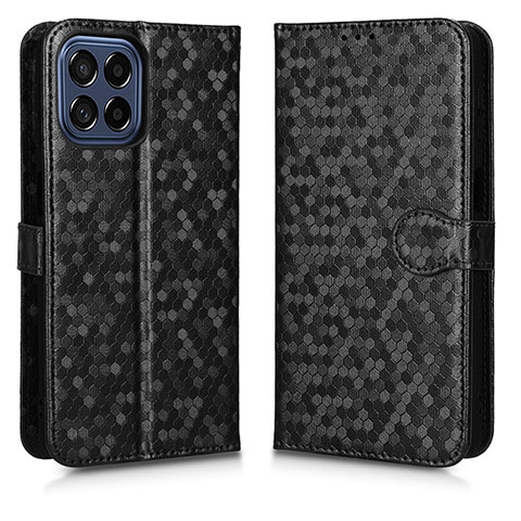 Coque Portefeuille Livre Cuir Etui Clapet C01X pour Samsung Galaxy M33 5G Noir