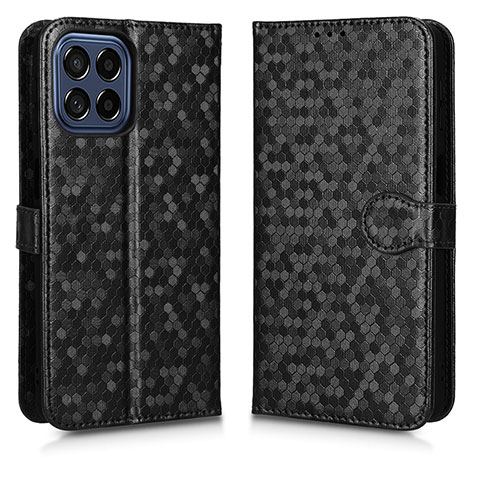 Coque Portefeuille Livre Cuir Etui Clapet C01X pour Samsung Galaxy M53 5G Noir