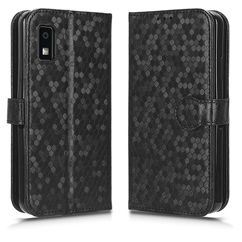 Coque Portefeuille Livre Cuir Etui Clapet C01X pour Sharp Aquos wish3 Noir