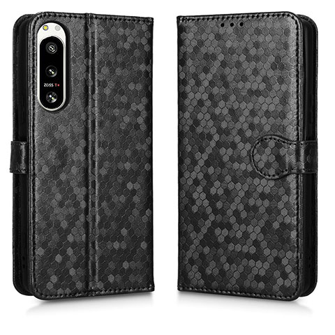 Coque Portefeuille Livre Cuir Etui Clapet C01X pour Sony Xperia 5 IV Noir