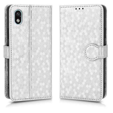 Coque Portefeuille Livre Cuir Etui Clapet C01X pour Sony Xperia Ace III Argent