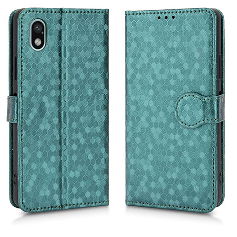 Coque Portefeuille Livre Cuir Etui Clapet C01X pour Sony Xperia Ace III SO-53C Vert