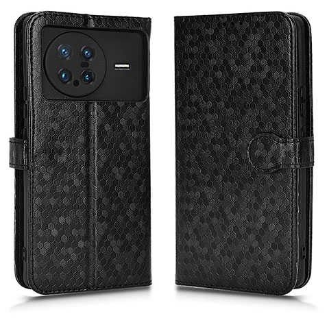 Coque Portefeuille Livre Cuir Etui Clapet C01X pour Vivo X Note Noir