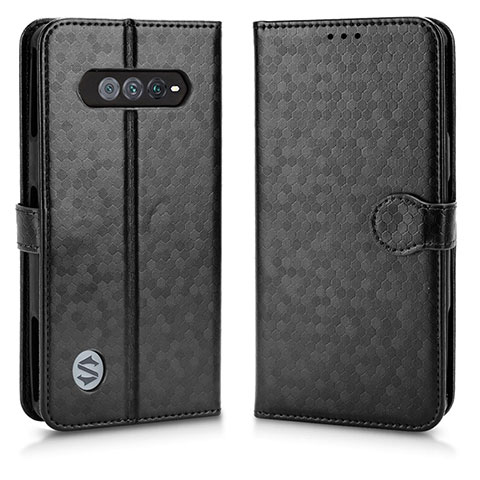 Coque Portefeuille Livre Cuir Etui Clapet C01X pour Xiaomi Black Shark 4S Pro 5G Noir