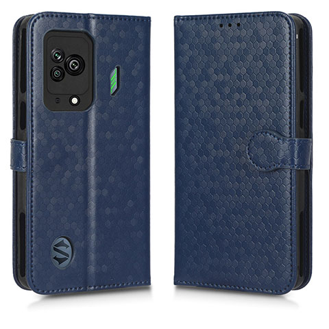 Coque Portefeuille Livre Cuir Etui Clapet C01X pour Xiaomi Black Shark 5 5G Bleu