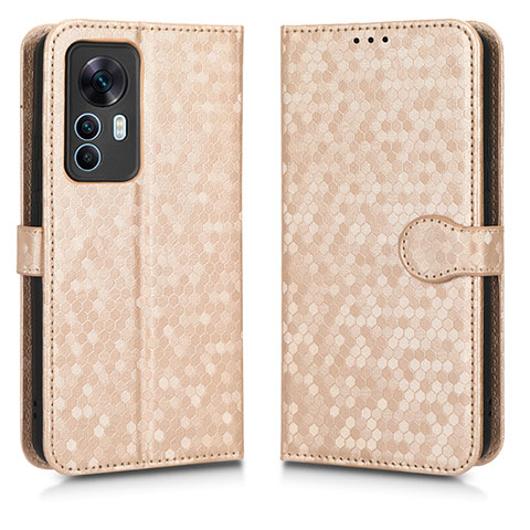 Coque Portefeuille Livre Cuir Etui Clapet C01X pour Xiaomi Mi 12T Pro 5G Or