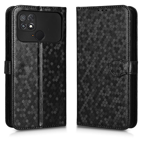 Coque Portefeuille Livre Cuir Etui Clapet C01X pour Xiaomi Poco C40 Noir