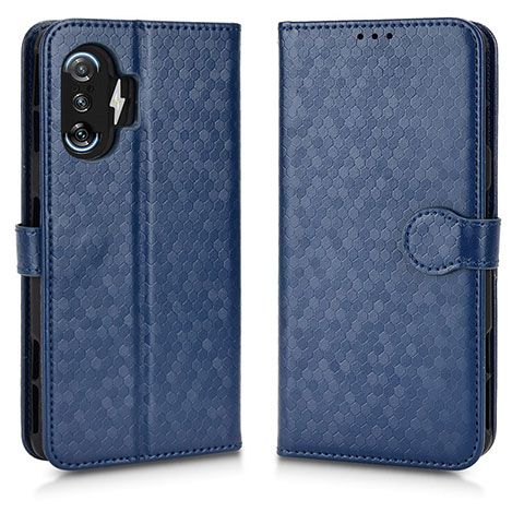 Coque Portefeuille Livre Cuir Etui Clapet C01X pour Xiaomi Poco F3 GT 5G Bleu