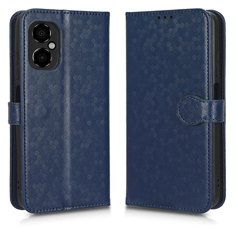 Coque Portefeuille Livre Cuir Etui Clapet C01X pour Xiaomi Poco M4 5G Bleu