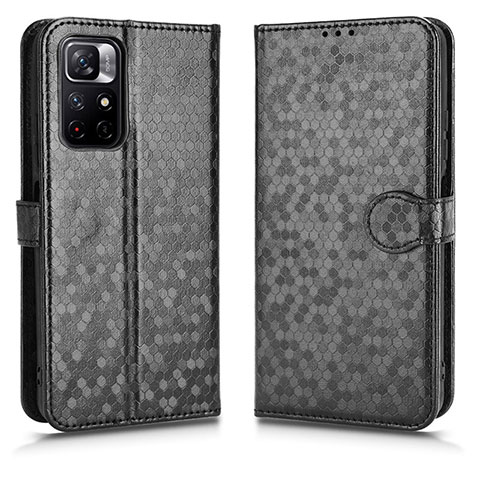 Coque Portefeuille Livre Cuir Etui Clapet C01X pour Xiaomi Poco M4 Pro 5G Noir