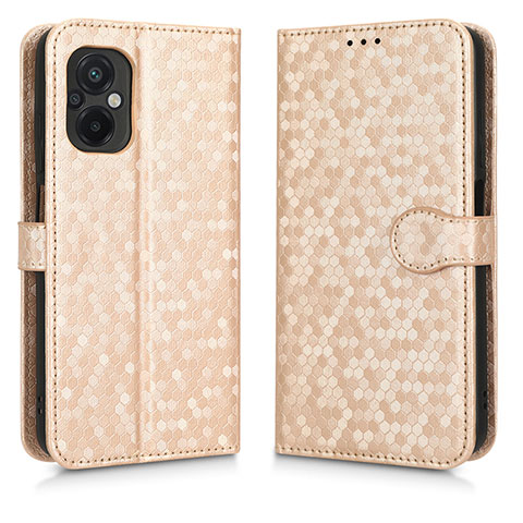 Coque Portefeuille Livre Cuir Etui Clapet C01X pour Xiaomi Poco M5 4G Or