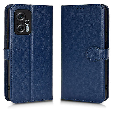 Coque Portefeuille Livre Cuir Etui Clapet C01X pour Xiaomi Poco X4 GT 5G Bleu