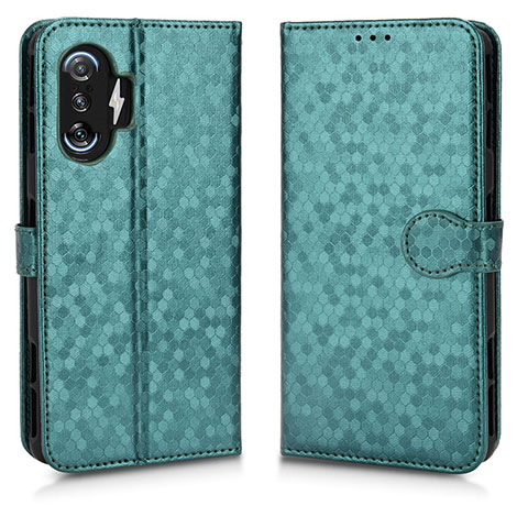 Coque Portefeuille Livre Cuir Etui Clapet C01X pour Xiaomi Redmi K40 Gaming 5G Vert