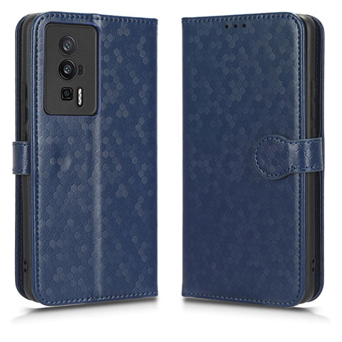 Coque Portefeuille Livre Cuir Etui Clapet C01X pour Xiaomi Redmi K60 5G Bleu