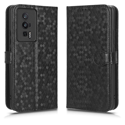 Coque Portefeuille Livre Cuir Etui Clapet C01X pour Xiaomi Redmi K60 5G Noir