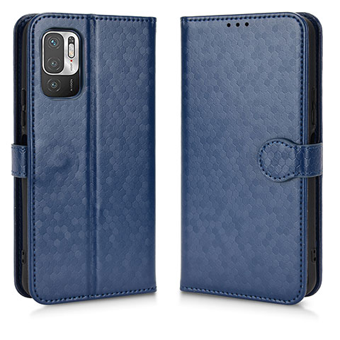 Coque Portefeuille Livre Cuir Etui Clapet C01X pour Xiaomi Redmi Note 10 JE 5G Bleu