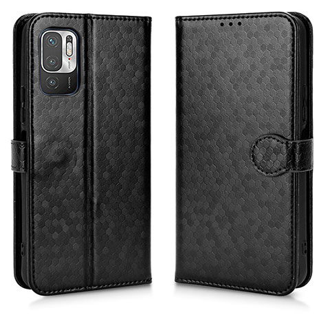 Coque Portefeuille Livre Cuir Etui Clapet C01X pour Xiaomi Redmi Note 10 JE 5G Noir