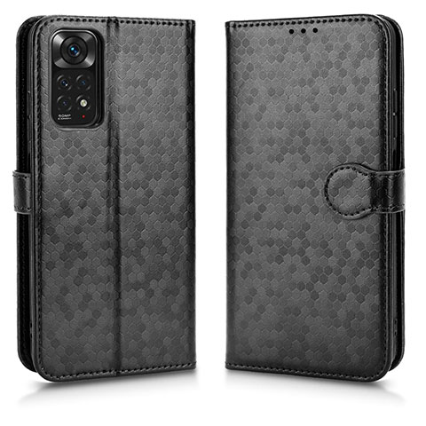 Coque Portefeuille Livre Cuir Etui Clapet C01X pour Xiaomi Redmi Note 11S 4G Noir