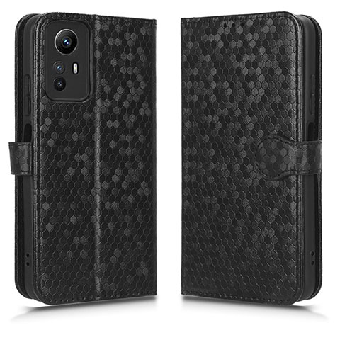 Coque Portefeuille Livre Cuir Etui Clapet C01X pour Xiaomi Redmi Note 12S Noir