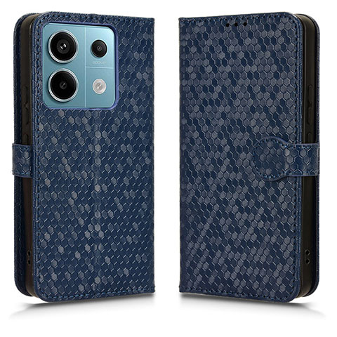 Coque Portefeuille Livre Cuir Etui Clapet C01X pour Xiaomi Redmi Note 13 Pro 5G Bleu