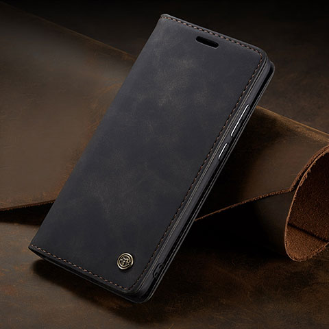 Coque Portefeuille Livre Cuir Etui Clapet C02S pour Huawei P40 Noir