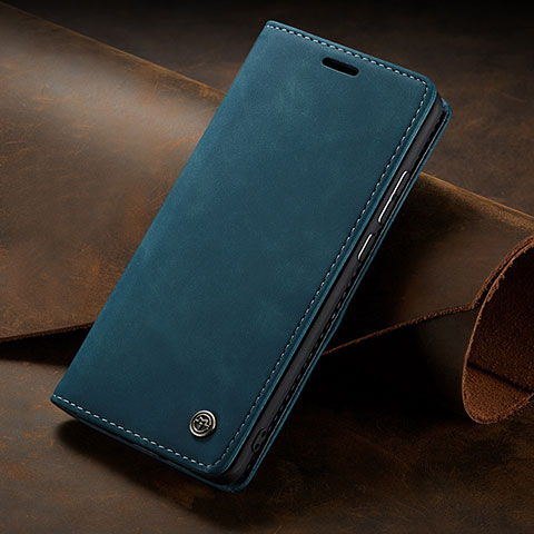 Coque Portefeuille Livre Cuir Etui Clapet C02S pour Huawei P40 Pro Bleu