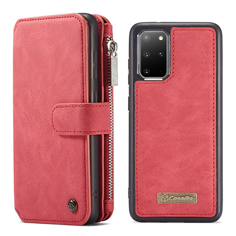 Coque Portefeuille Livre Cuir Etui Clapet C02S pour Samsung Galaxy S20 Plus 5G Rouge