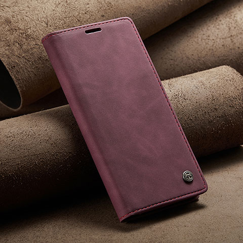 Coque Portefeuille Livre Cuir Etui Clapet C02S pour Xiaomi Mi 11T 5G Vin Rouge