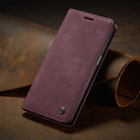 Coque Portefeuille Livre Cuir Etui Clapet C02S pour Xiaomi Poco X3 GT 5G Vin Rouge