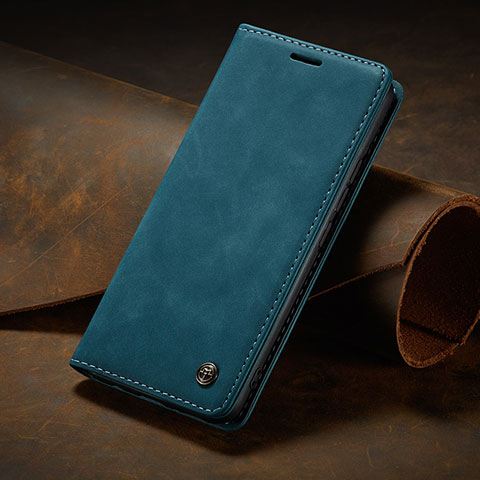 Coque Portefeuille Livre Cuir Etui Clapet C02S pour Xiaomi Redmi K60 Ultra 5G Bleu