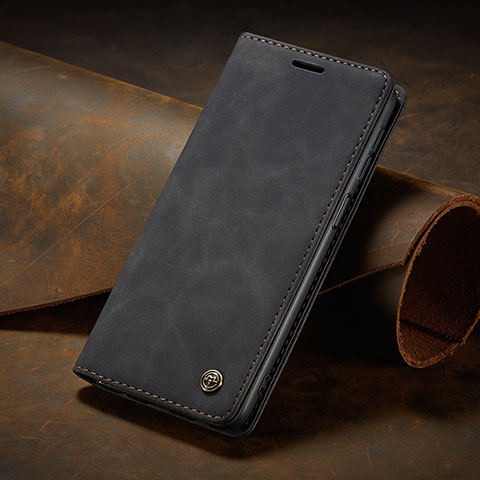 Coque Portefeuille Livre Cuir Etui Clapet C02S pour Xiaomi Redmi Note 10 4G Noir