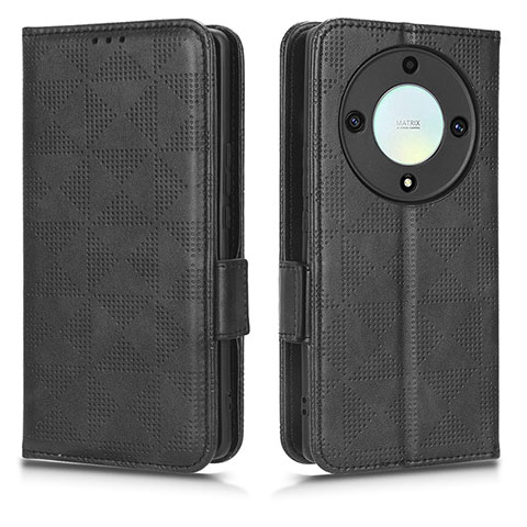 Coque Portefeuille Livre Cuir Etui Clapet C02X pour Huawei Honor X9a 5G Noir