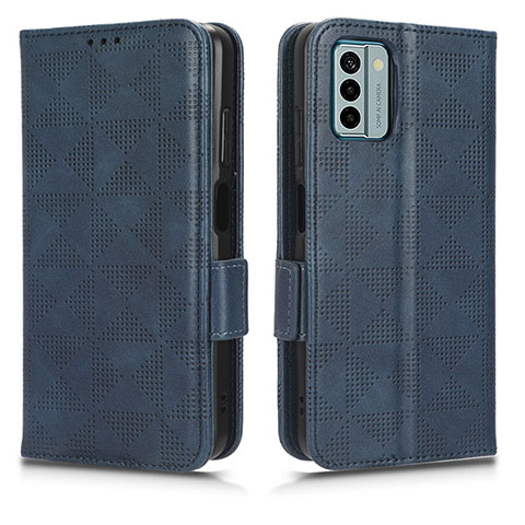 Coque Portefeuille Livre Cuir Etui Clapet C02X pour Nokia G22 Bleu