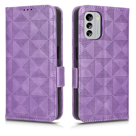 Coque Portefeuille Livre Cuir Etui Clapet C02X pour Nokia G60 5G Violet