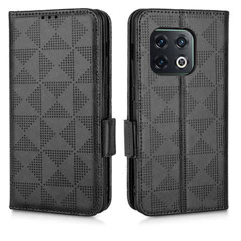 Coque Portefeuille Livre Cuir Etui Clapet C02X pour OnePlus 10 Pro 5G Noir