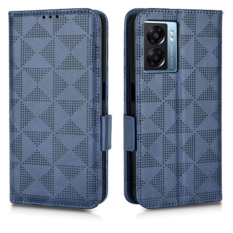 Coque Portefeuille Livre Cuir Etui Clapet C02X pour OnePlus Nord N300 5G Bleu