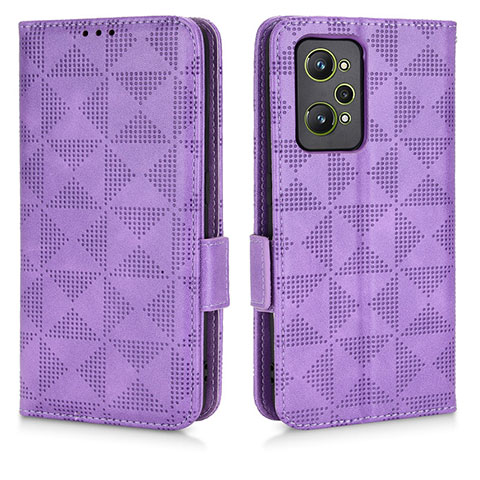 Coque Portefeuille Livre Cuir Etui Clapet C02X pour Realme GT Neo2 5G Violet